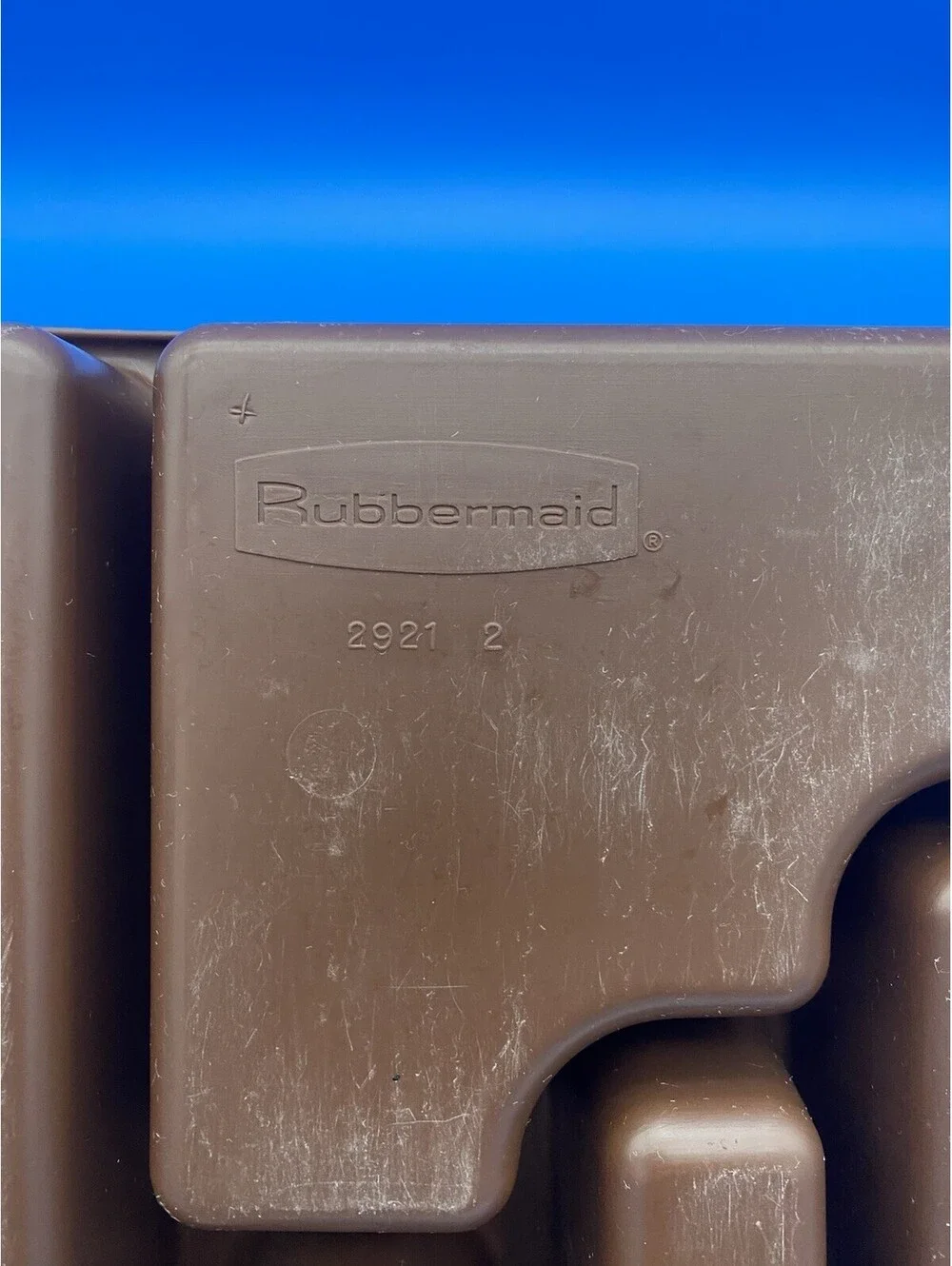Rubbermaid Vintage Chocolate Brown 5-Compartment Silverware Organizer #2921
